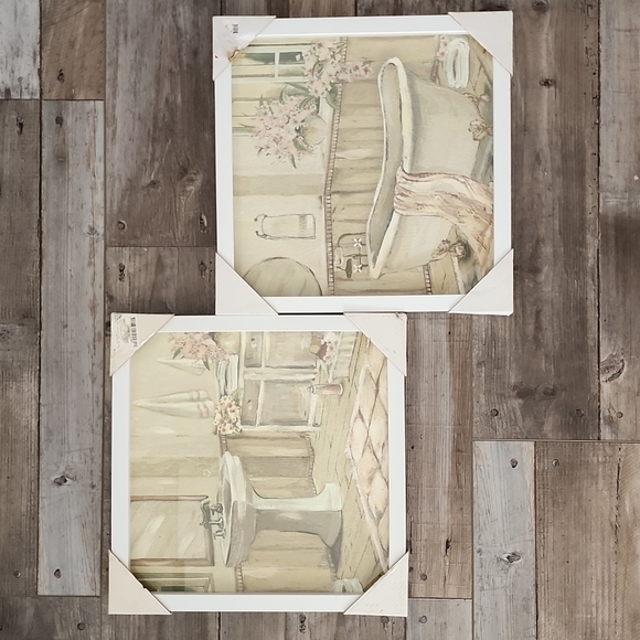 Wall Decor Framed Bathroom Wall Art Bathtub Poshmark